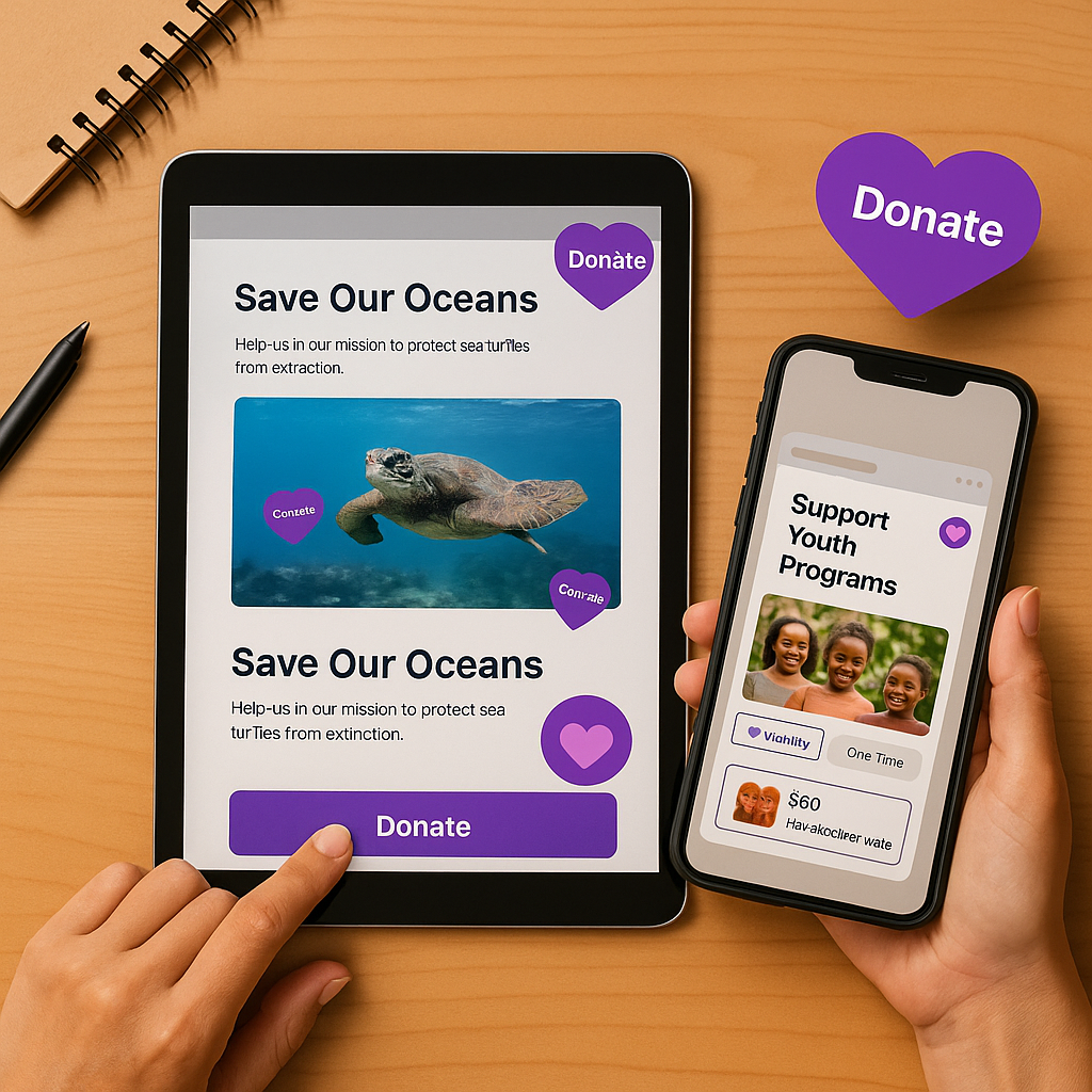 Sticky Donate Buttons